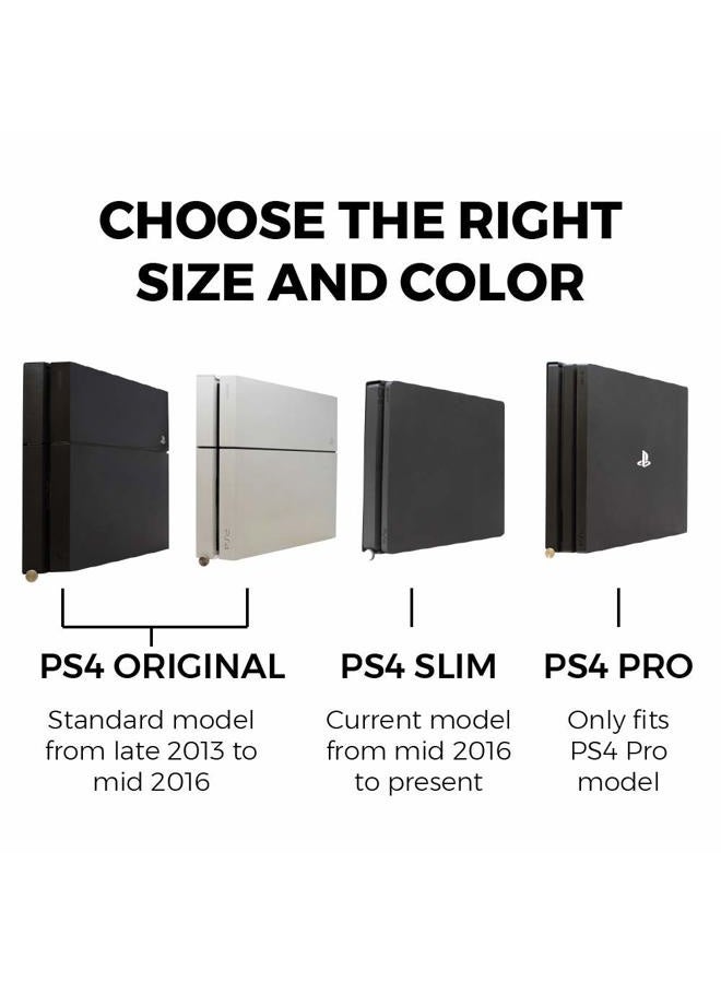 HumanCentric HumanCentric PS4 Mount (Black) | Mount on The Wall or on The Back of The TV | Patent Pending - Image 2